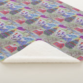 kerstdorp sherpa deken (3/4)