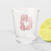 kerstdorp shot glas (Achterkant)