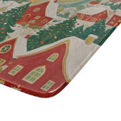 kerstdorp snijplank (Hoek)