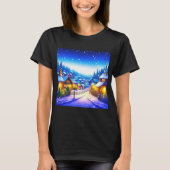 Kerstdorp T-shirt (Voorkant)