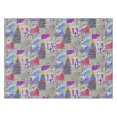 kerstdorp tafelkleed (Voorkant (Horizontaal))