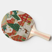 kerstdorp tafeltennisbatje (Zijkant)