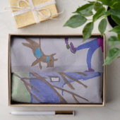 kerstdorp tissuepapier (Geschenk)