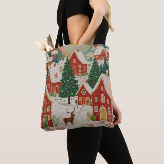 kerstdorp tote bag (Dichtbij)