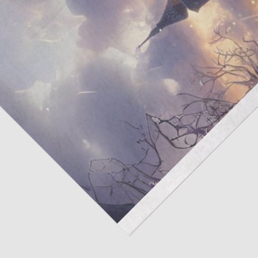 Kerstdorp Winter Wonderland #1 Decoupage Tissuepapier (Detail)