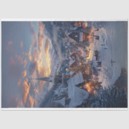 Kerstdorp Winter Wonderland #2 Decoupage Tissuepapier