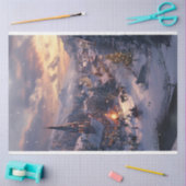 Kerstdorp Winter Wonderland #3 Decoupage Tissuepapier (Craft)