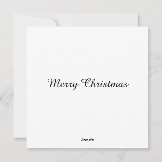  kerstdorpscène in de winter feestdagenkaart (Achterkant)