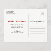 Kerstdorpsfeestdag Briefkaart (Achterkant)