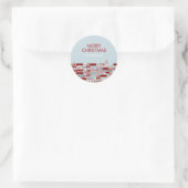 Kerstdorpsfeestdag Stickers (Tas)