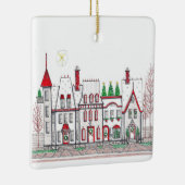 Kerstdorpswinkels Keramisch Ornament (Rechts)