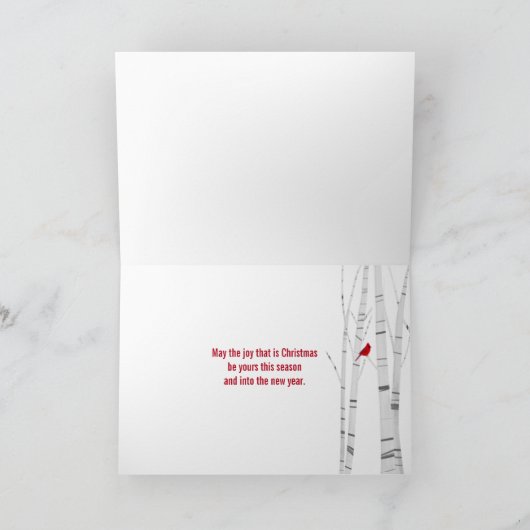 kerstdove met joy op speldenkaart kaart (Binnen)