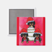 Kerstdoxies Magneet (Voorkant / Achterkant)