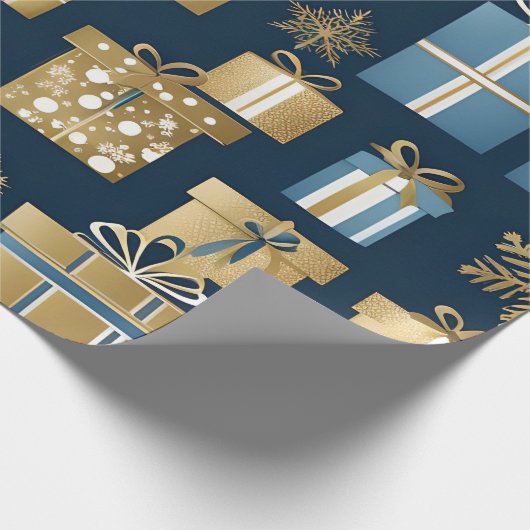 Kerstdozen inpakpapier (Hoek)