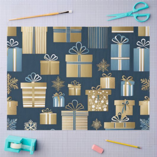 Kerstdozen tissuepapier (Craft)