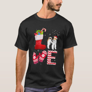 Kerstdraad Fox Terrier Lover Gifts Draad Fox Te T-shirt
