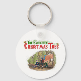 Kerstdraadboom sleutelhanger
