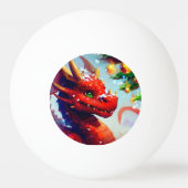 Kerstdraak (2) pingpongbal (Voorkant)