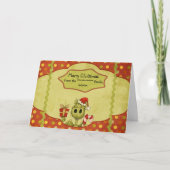 Kerstdraak met Schattigee Kaart personaliseren (Voorkant)