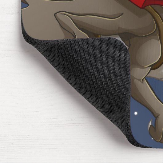 Kerstdraak Mousepad Muismat (Hoek)