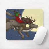 Kerstdraak Mousepad Muismat (Met muis)