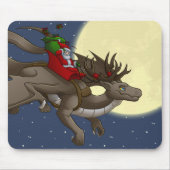 Kerstdraak Mousepad Muismat (Voorkant)