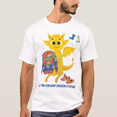 kerstdraak t-shirt (Voorkant)