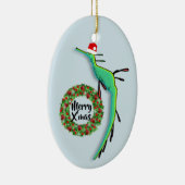 kerstdraak Zee Keramisch Ornament (Rechts)