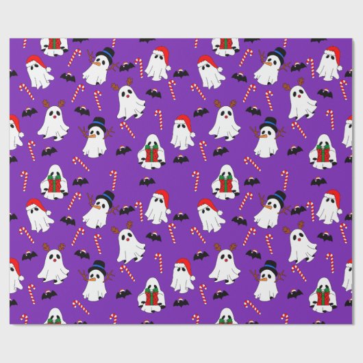 kerstdrank cadeaupapier (Vlak)