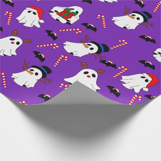 kerstdrank cadeaupapier (Hoek)