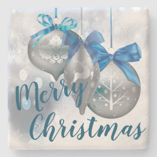 Kerstdrank Kasters voor sierdoeleinden Winter Snow Stenen Onderzetter