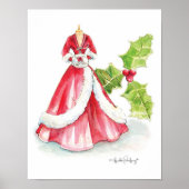 Kerstdress 11x14 van Heather French Henry Poster (Voorkant)