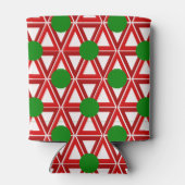 Kerstdriehoek Quilt Blikjeskoeler (Achterkant)