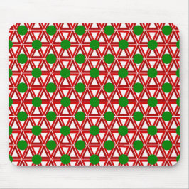 Kerstdriehoek Quilt Muismat