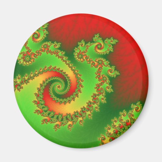 kerstdriekwart magneten (Voorkant)