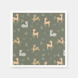 Kerstdroger naadloos patroon servet