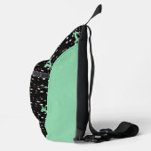 Kerstdroger naadloos patroon sling bag (Rechts)