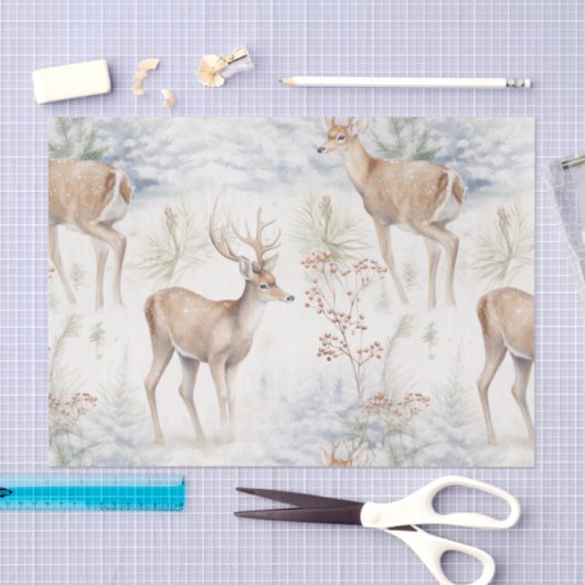 Kerstdroger naadloos patroon tissuepapier (Craft)