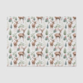 Kerstdroger naadloos patroon tissuepapier (Voorkant)