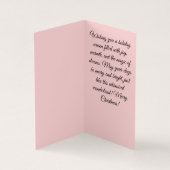 Kerstdromen in een grillig wonderland kaart (Binnen)