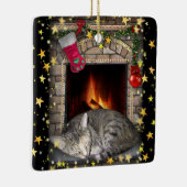 kerstdromen keramisch ornament (Rechts)