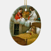 kerstdromen keramisch ornament (Rechts)