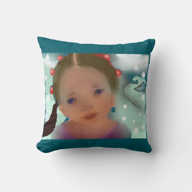 kerstdromen kussen (Voorkant)