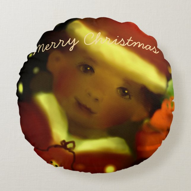 kerstdromen rond kussen (Voorkant)