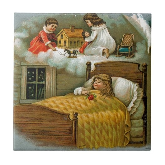kerstdromen tegeltje (Voorkant)