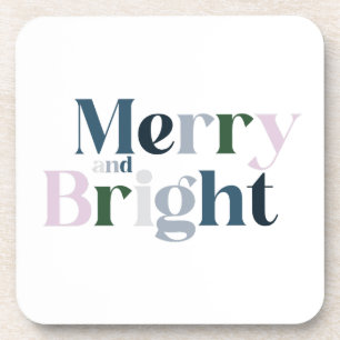 Kerstdroog en helder lettertype bier onderzetter