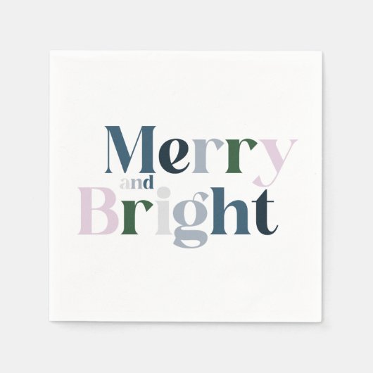 Kerstdroog en helder modern servet (Voorkant)