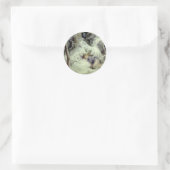 Kerstdroomsticker Ronde Sticker (Tas)