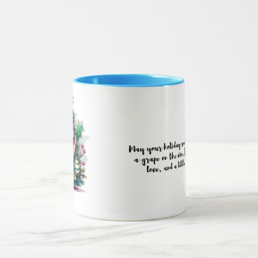 kerstdruif mok (Midden)