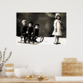 Kerstdruk van 1920 poster (Keuken)